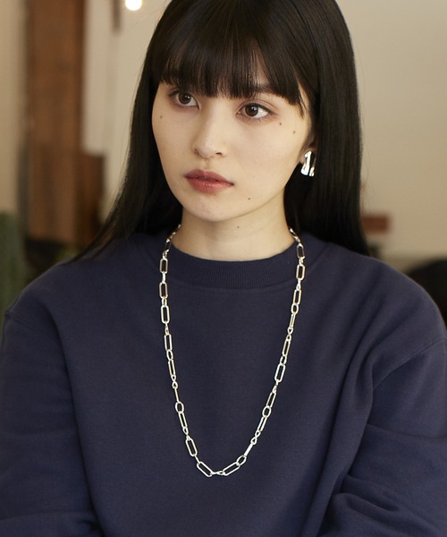 ネックレス 「Nothing And Others/ナッシングアンドアザーズ」Wave square point Lariat レディースの画像