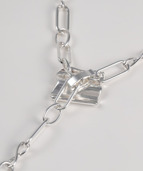 ネックレス 「Nothing And Others/ナッシングアンドアザーズ」Wave square point Lariat レディースの画像
