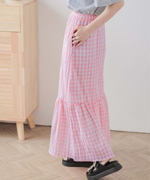 SUGAR BISKET（シュガービスケット） スカート ギンガムチェック