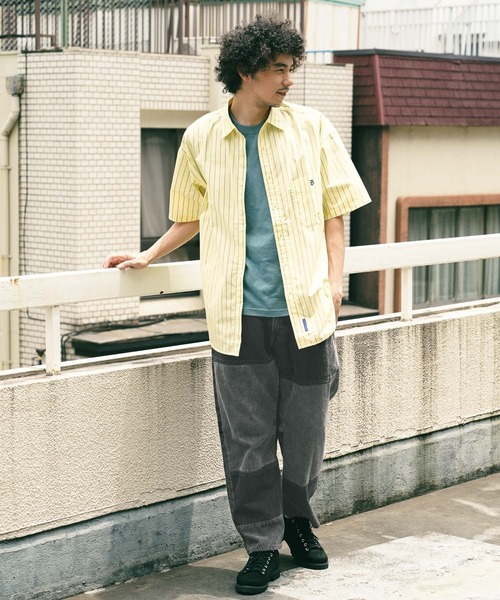 BAYFLOW ジーンズ パッチワークデニムパンツ メンズ : ZOZOTOWN