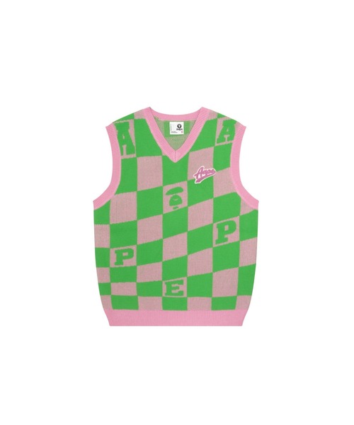ニット セーター AAPE KINT VEST レディース