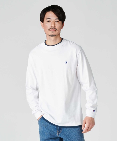 【Champion/チャンピオン】LONG SLEEVE レイヤード Tシャツ ◇Champion（チャンピオン）ロングスリーブTシャツ（カットソー