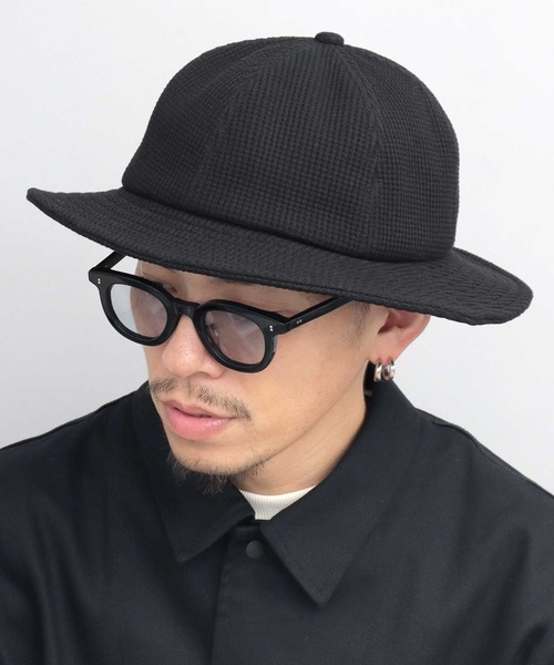 Mr.COVER 帽子 ハット 日本製 ワッフル サーマル フラット