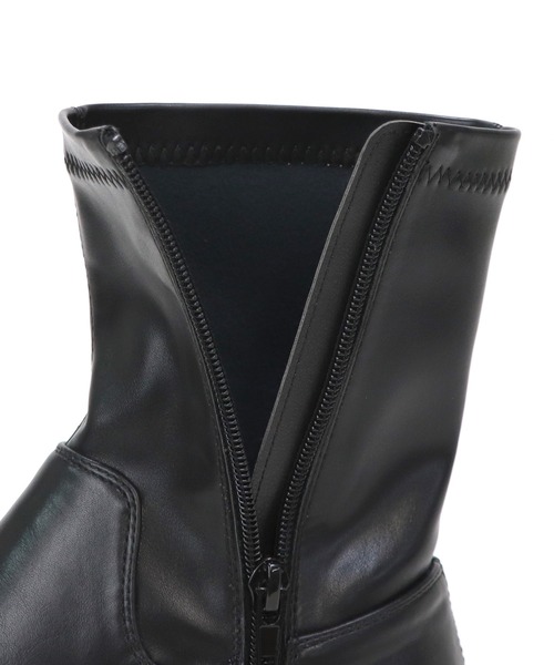 Bermosa ブーツ サイドファスナー ブーツ レディース : ZOZOTOWN Yahoo