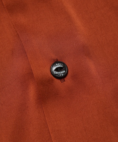 BAL（バル） シャツ ブラウス 「/2024春夏」POLYESTER SATIN SS SHIRT