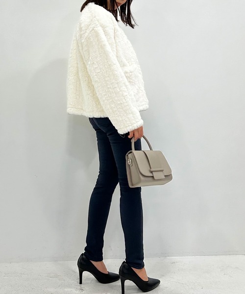 Newlyme（ニューリーミー） ブルゾン アウター フェイクファーブルゾン