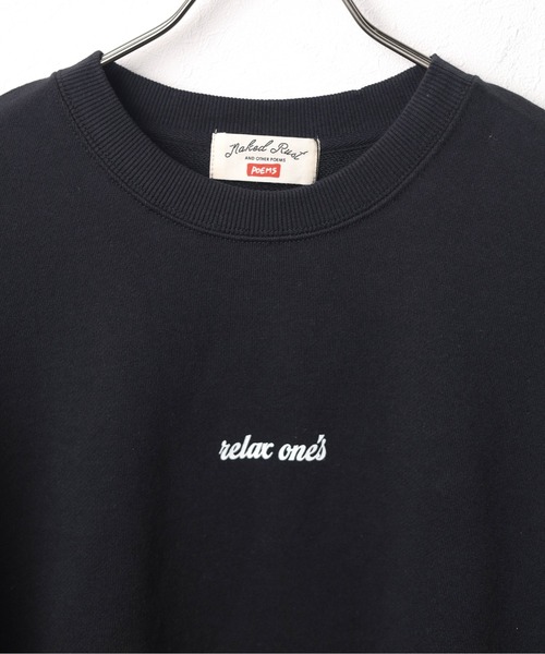 ARCHIVER トレーナー スウェット 「69」バックフラワー刺繍 長袖
