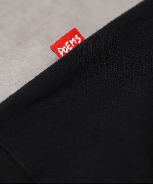 トレーナー スウェット 「69」バックフラワー刺繍 長袖クルーネックスウェット レディース メンズ ARCHIVER トレーナー スウェット 「69」バックフラワー刺繍 長袖