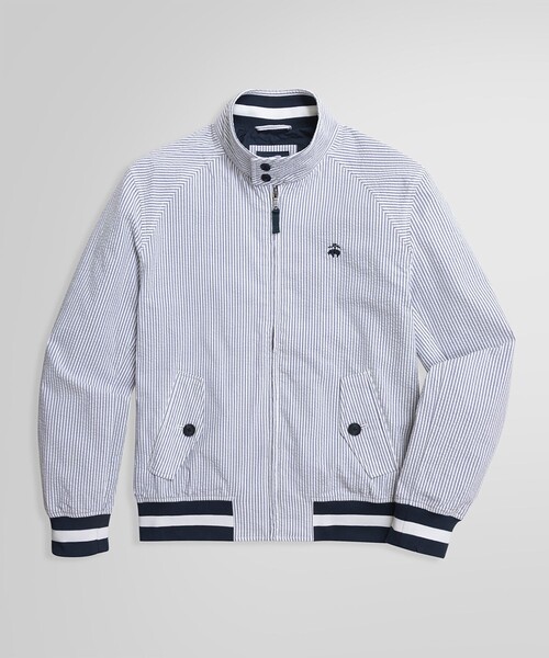 新品未使用★ブルックスブラザーズ　シアサッカーボマージャケット シアサッカー ボマー ジャケット | Brooks Brothers Japan