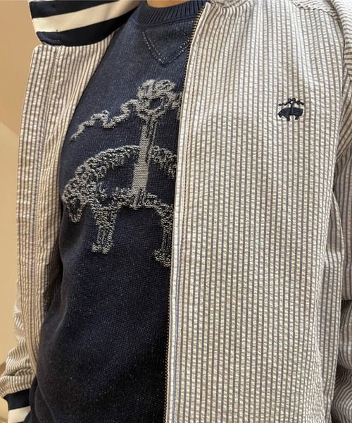 新品未使用★ブルックスブラザーズ　シアサッカーボマージャケット シアサッカー ボマー ジャケット | Brooks Brothers Japan