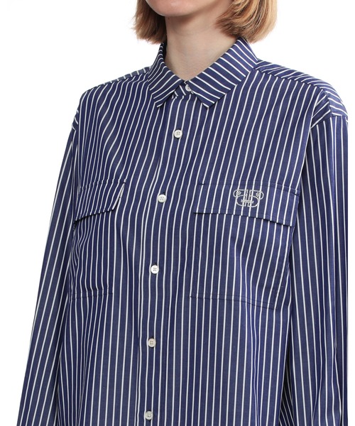 ブラウス シャツ BAPY STRIPED SHIRT レディース BAPY BY A BATHING APE ブラウス シャツ STRIPED SHIRT