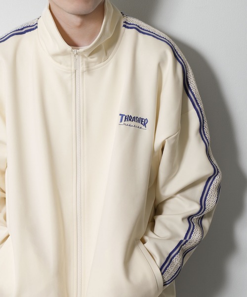 THRASHER トラックジャケット　XL THRASHER ジャージ THRASHER（スラッシャー）サイドライン