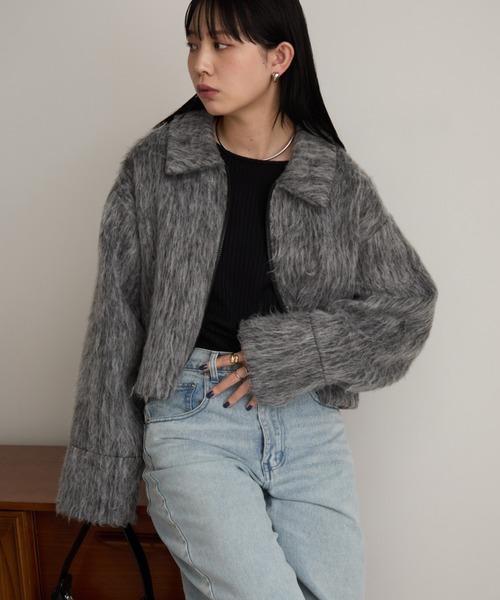 Aunt Marie's（アントマリーズ） ブルゾン アウター シャギー