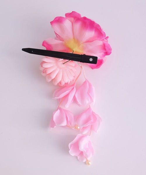 髪飾りViVi【‪^^】 PourVous ヘアクリップ 揺れる花髪飾り 6種類 : ZOZOTOWN Yahoo