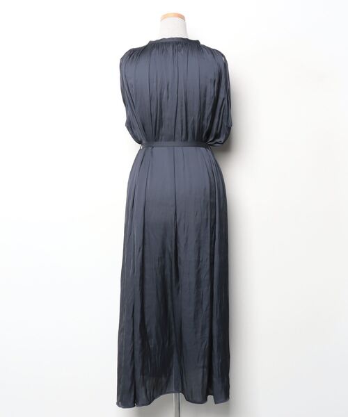 「TONAL」 ノースリーブワンピース 38 ネイビー レディース