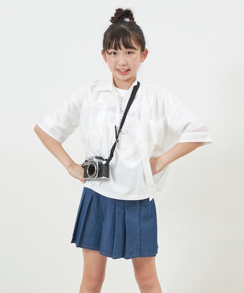trois lapins kp tシャツ シアーシャツ＆半袖Tシャツセット(150