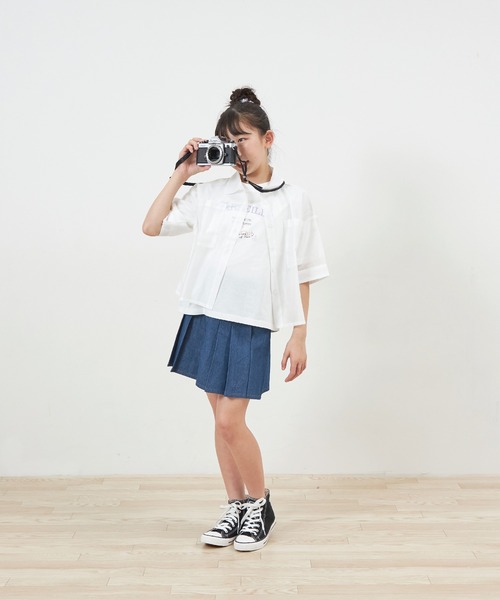 trois lapins kp tシャツ シアーシャツ＆半袖Tシャツセット(150