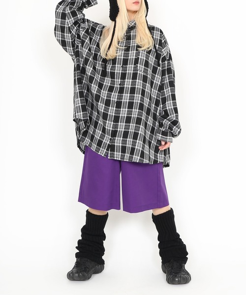 PUNYUS パンツ スケーターハーフパンツ レディース メンズ : ZOZOTOWN