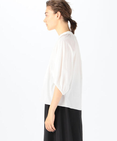 「BALLSEY」 7分袖ブラウス 36 ホワイト レディース Ballsey 「BALLSEY」 7分袖ブラウス 36 ホワイト レディース