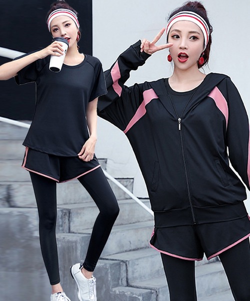 【専用】【新品】HYS SCRATCH レギンス パンツ スパッツ タイツ HYS SHOP レギンス スパッツ レディース バイカラーヨガ