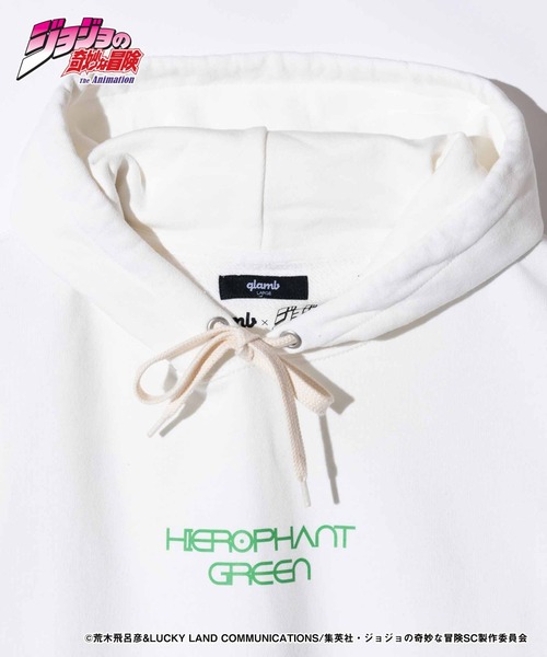 glamb×ジョジョ【カーディガンハイエロファントグリーン M】シャツ 花京院 Hierophant Green cardigan / ハイエロファントグリーン