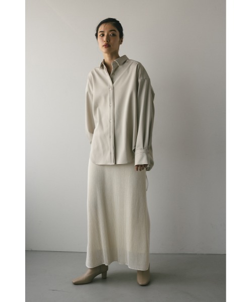 STYLEMIXER（スタイルミキサー） スカート シアーコードニットフレア