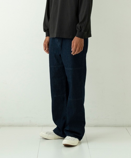 FCTY. ジーンズ color stitch baggy denim / カラーステッチ