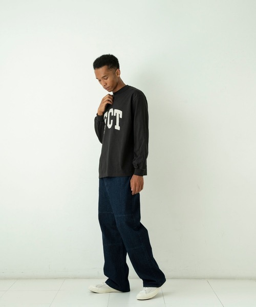 FCTY. ジーンズ color stitch baggy denim / カラーステッチ