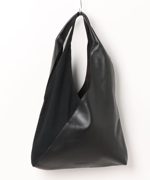 トートバッグ 「ADAMPATEK」leather switching marche bag/レザーｘキャンバス切替マルシェバッグ メンズ レディース