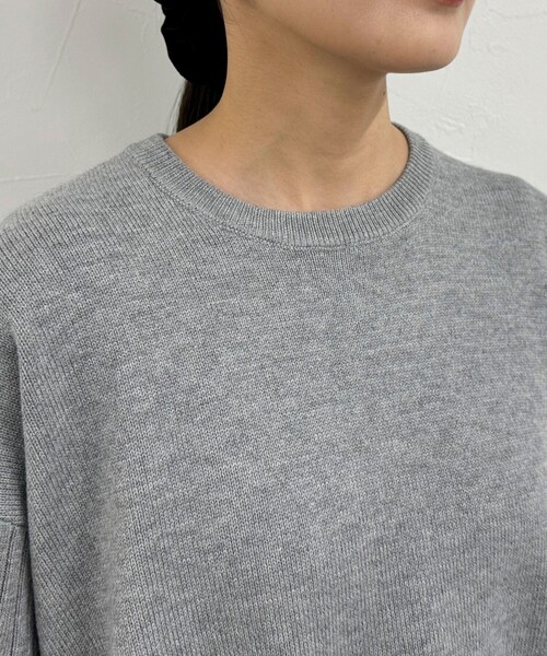 fredy emue（フレディエミュ） ニット セーター 袖リブオーバーニット