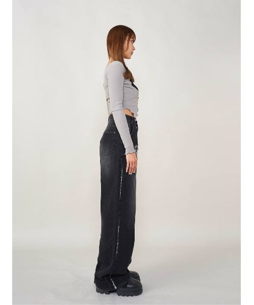 SALE！【新品未使用】Darich　ウォッシュデニムオーバージャケット Darich ジーンズ デニム デニムパンツ ダメージルーズデニム