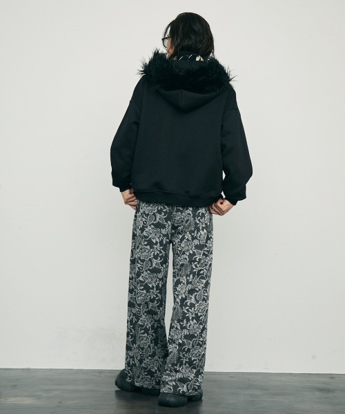 Shoowtime パーカー big hood fur design pullover / ビッグ