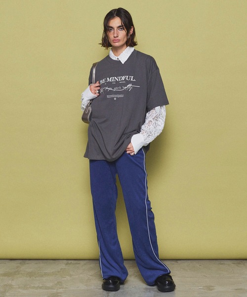 MAISON SPECIAL tシャツ BE MINDFUL Logo T-shirt/BE MINDFUL