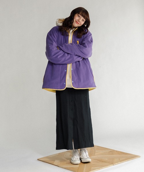 AMERICAN RAG CIE ジャケット ノーカラージャケット FLEECE CARDIGAN 