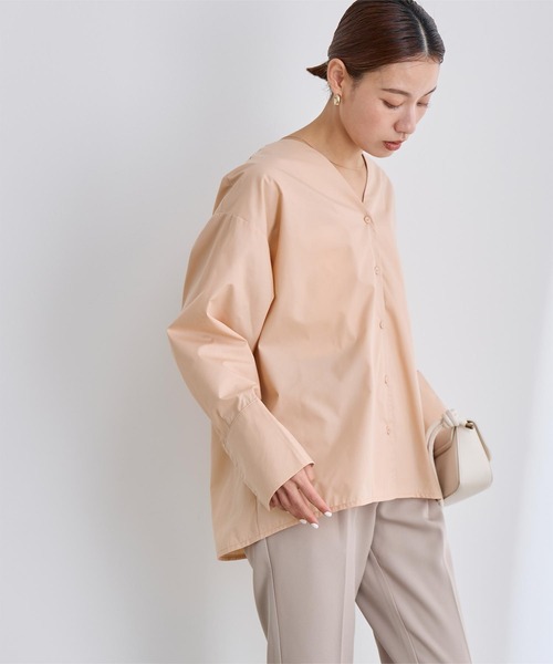 ブラウス シャツ 長袖ラッフルカフスブラウス レディース crie conforto ブラウス シャツ ラッフルカフスブラウス