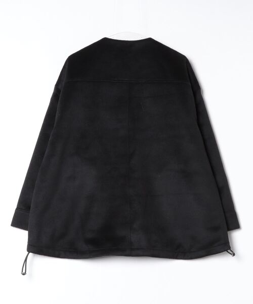 vent blanc（ヴァンブラン） ノーカラーコート コート シャギー ノー