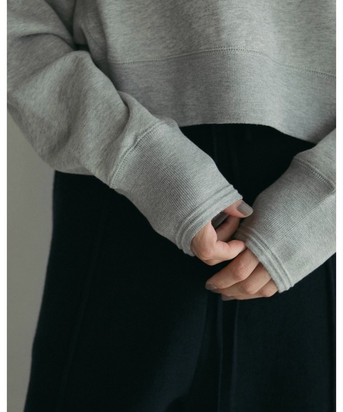 タグ付き anuke Raglan Sleeve Sweat グレー アンヌーク anuke（アンヌーク） トレーナー スウェット Raglan Sleeve Sweat