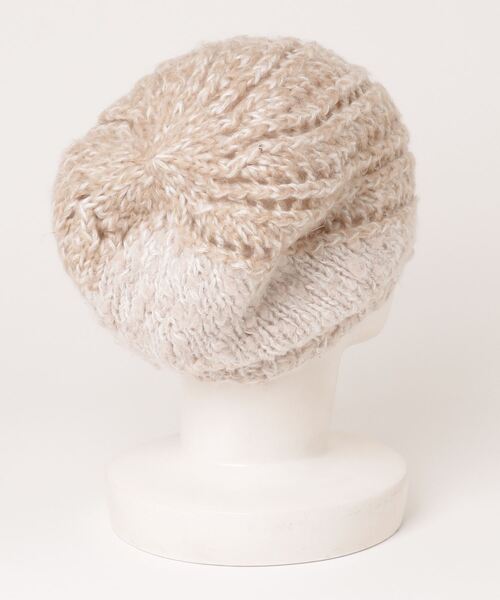 「OVERRIDE」 ニットキャップ - ベージュ レディース_画像2