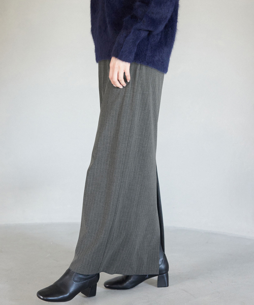 SLOBE IENA」 タイトスカート 36 チャコールグレー レディース