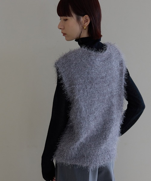 「meilmada」 タートルネックニット FREE ブラック レディース_画像9