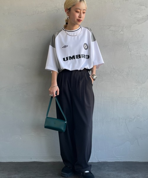 UMBRO メッシュシャツ Mサイズ ブラック umbro tシャツ 「UMBRO/アンブロ」 別注 メッシュ切替 ゲームT