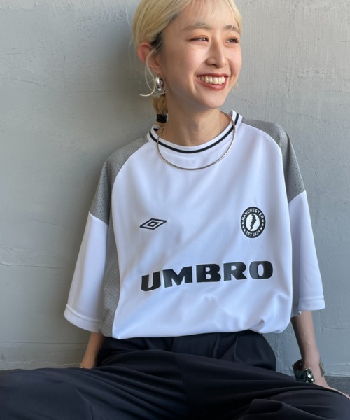 UMBRO アンブロ ポロTシャツ ブロックコア切替 umbro tシャツ UMBRO アンブロ 切り替え プリントスポーツTEE