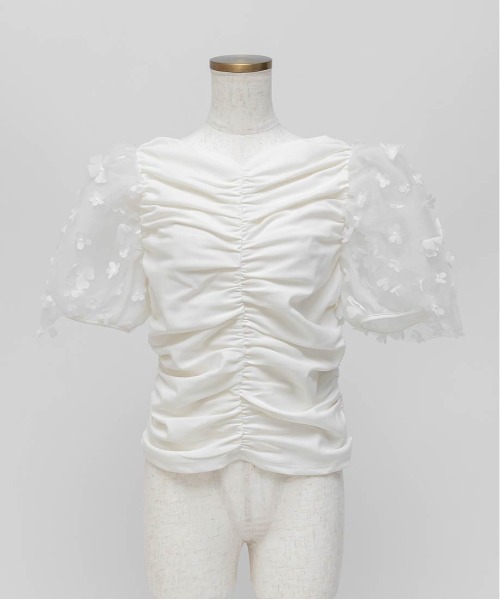 RANDA（ランダ） tシャツ 「Flower Collection」3Dフラワー