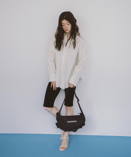THEATRE PRODUCTS ショルダーバッグ バッグ ナイロンフリル