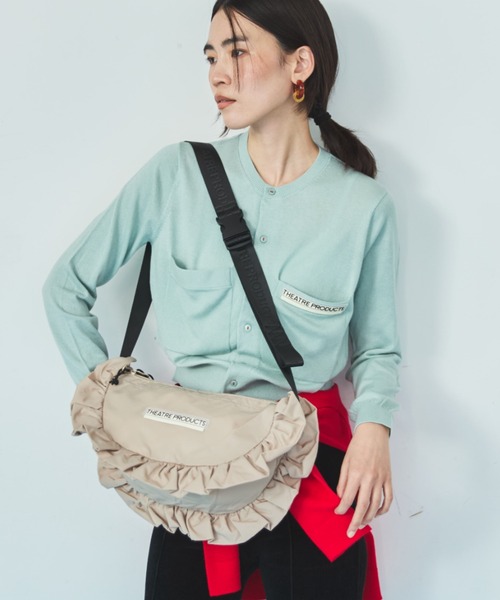 シアタープロダクツ　ナイロンショルダーバッグ 楽天市場】THEATRE PRODUCTS 【NYLON FRILL SHOULDERBAG Msize