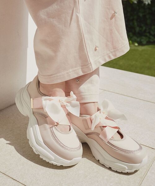 MAJESTIC LEGON（マジェスティックレゴン） スニーカー ベルクロリボン