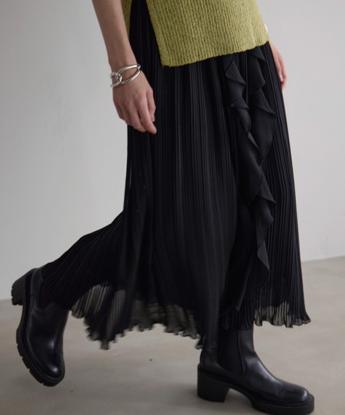 スカート mieli invariant Military Gloss Skirt MIELI INVARIANT（ミエリインヴァリアント） スカート Military Gloss