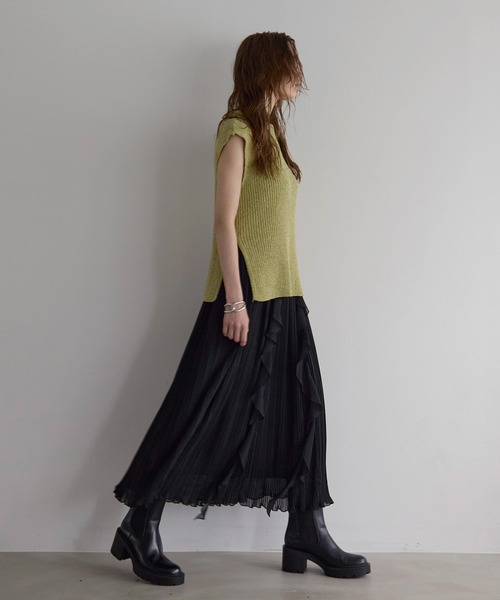 MIELI INVARIANT（ミエリインヴァリアント） スカート Pleat Ruffle