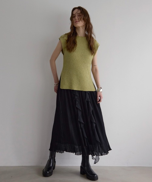 MIELI INVARIANT（ミエリインヴァリアント） スカート Pleat Ruffle