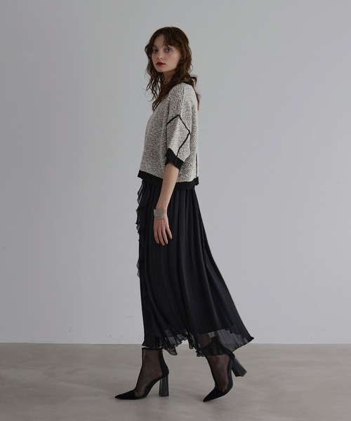 MIELI INVARIANT（ミエリインヴァリアント） スカート Pleat Ruffle